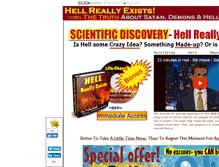 Tablet Screenshot of hellreallyexists.com